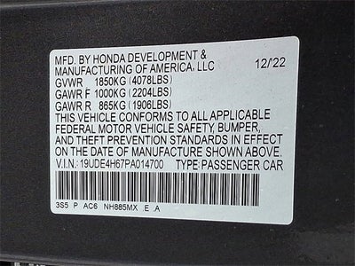 2023 Acura Integra w/A-Spec Technology Package