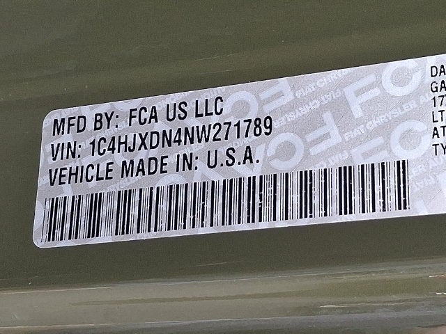 2022 Jeep Wrangler Unlimited Willys