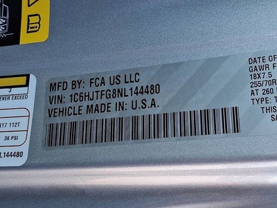 2022 Jeep Gladiator Overland