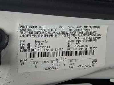 2016 Ford Focus SE