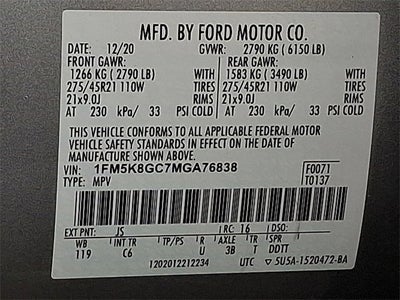 2021 Ford Explorer ST