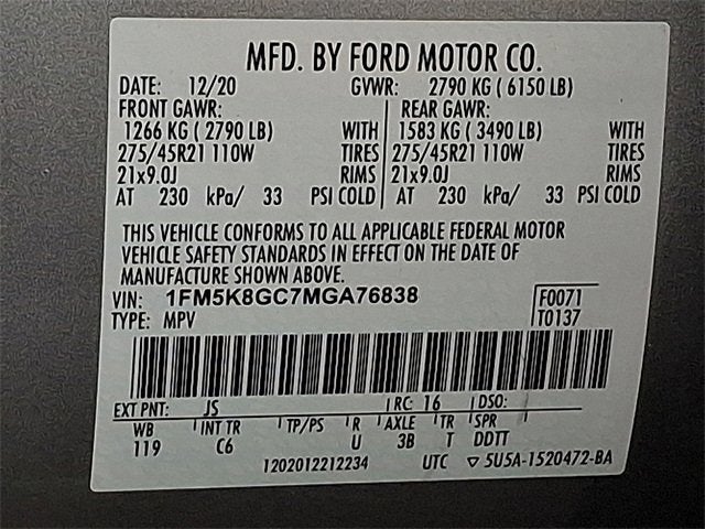 2021 Ford Explorer ST