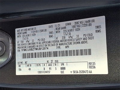 2021 Ford Escape SE Hybrid