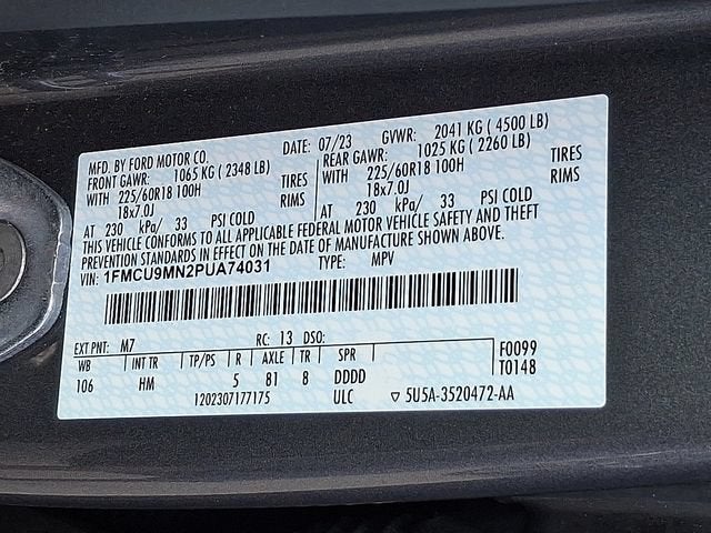 2023 Ford Escape ST-Line