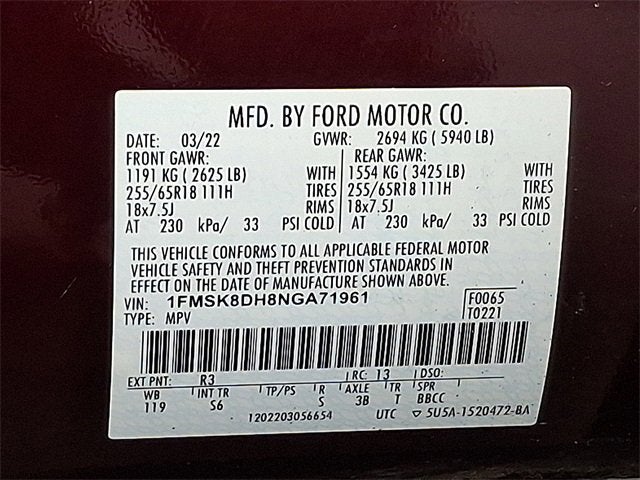 2022 Ford Explorer XLT