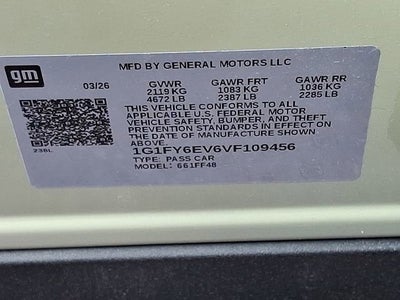 2027 Chevrolet Bolt LT