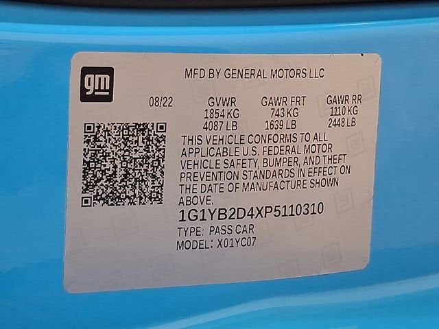 2023 Chevrolet Corvette Stingray 2LT