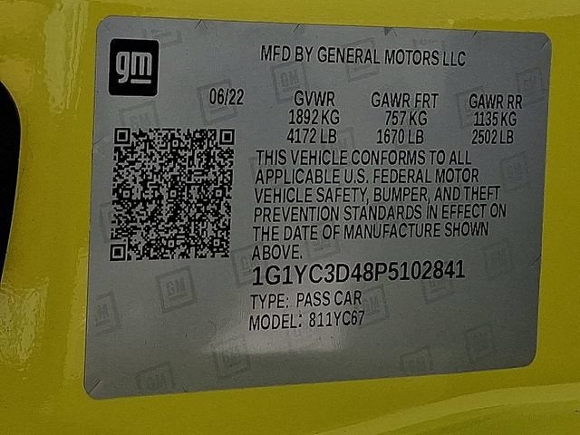 2023 Chevrolet Corvette Stingray 3LT