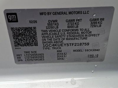 2026 Chevrolet Silverado 3500 HD LTZ