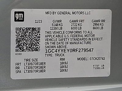 2024 Chevrolet Silverado 2500 HD ZR2