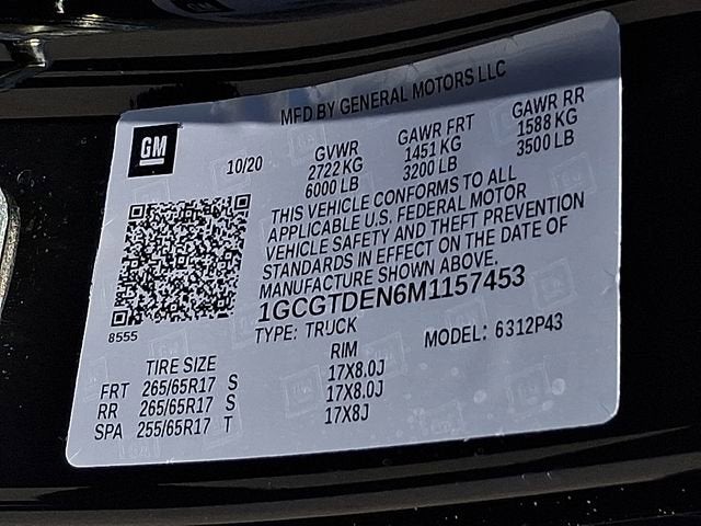 2021 Chevrolet Colorado 4WD Z71