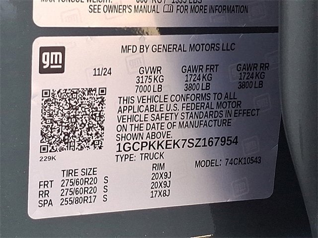 2025 Chevrolet Silverado 1500 LT (2FL)