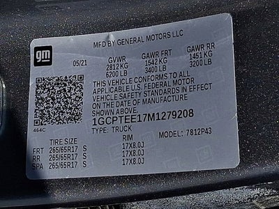 2021 Chevrolet Colorado 4WD ZR2