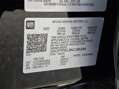 2022 Chevrolet Silverado 1500 LTD LT Trail Boss