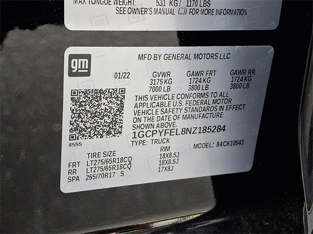 2022 Chevrolet Silverado 1500 LTD LT Trail Boss