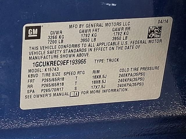 2014 Chevrolet Silverado 1500 LT