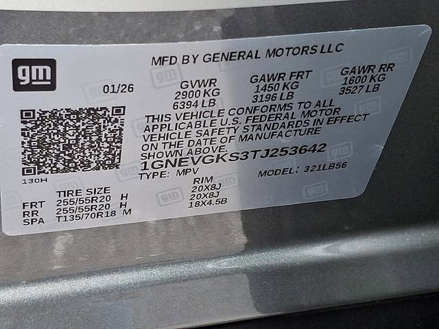 2026 Chevrolet Traverse LT