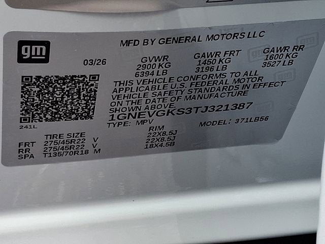 2026 Chevrolet Traverse LT
