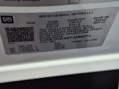 2026 Chevrolet Traverse LT