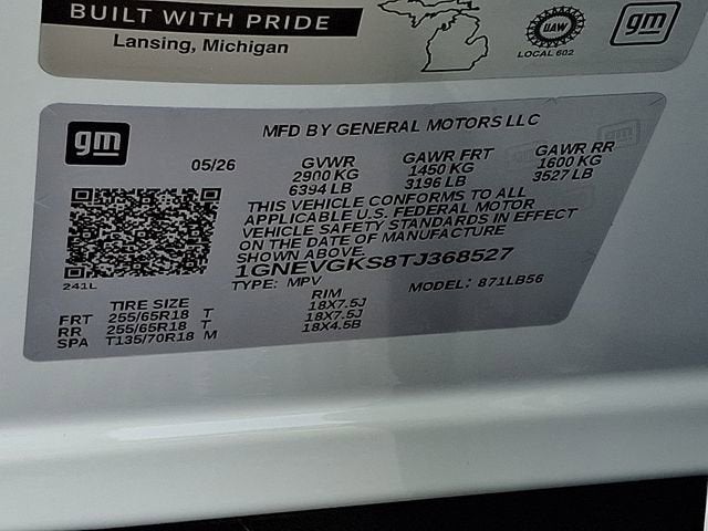 2026 Chevrolet Traverse LT