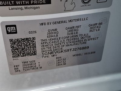 2026 Chevrolet Traverse LT