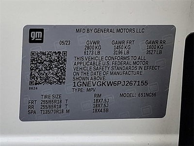 2023 Chevrolet Traverse LT Cloth