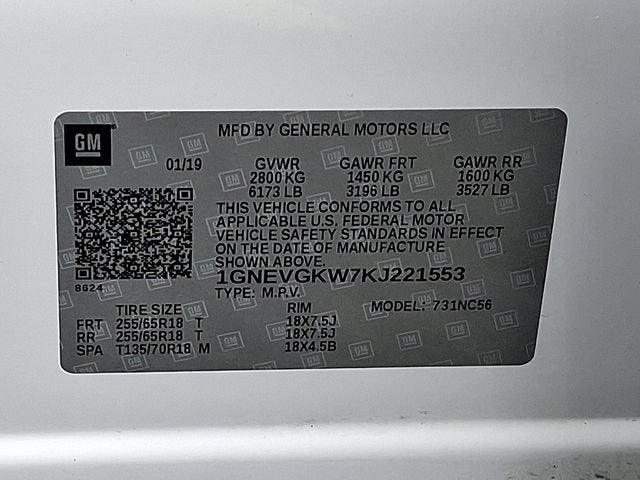 2019 Chevrolet Traverse LT Cloth