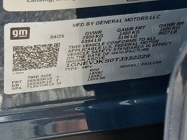 2026 Chevrolet Traverse Z71