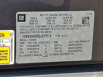 2016 Chevrolet Traverse LT