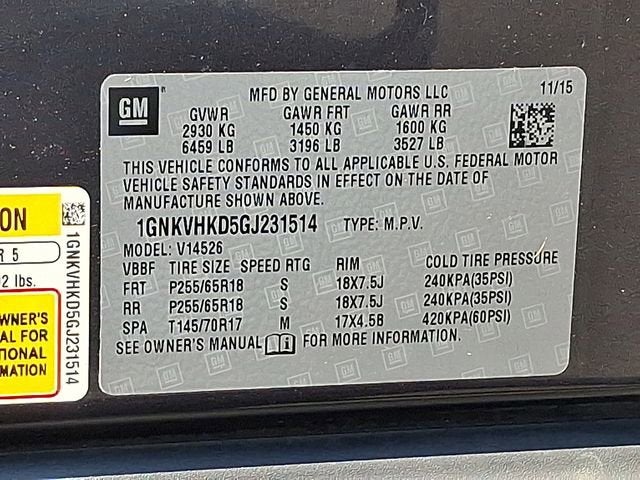 2016 Chevrolet Traverse LT