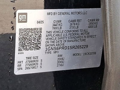 2025 Chevrolet Tahoe Z71