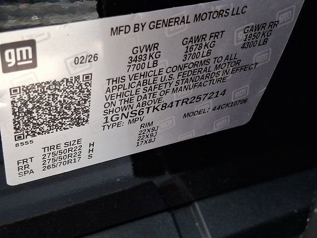 2026 Chevrolet Tahoe High Country