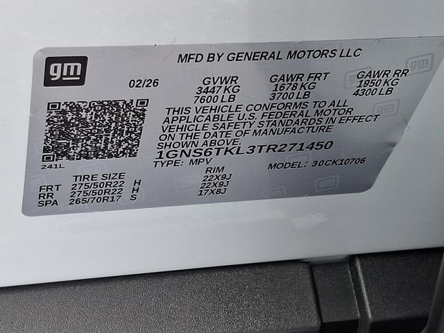 2026 Chevrolet Tahoe High Country