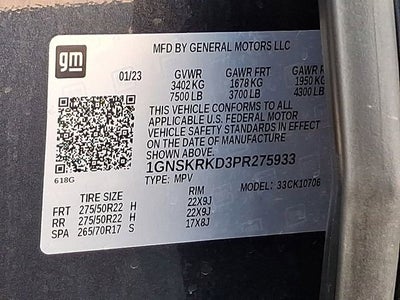 2023 Chevrolet Tahoe RST