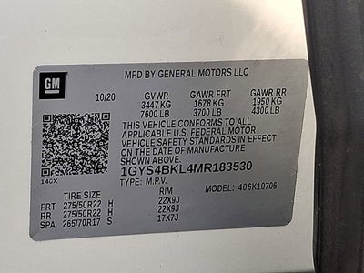 2021 Cadillac Escalade Premium Luxury