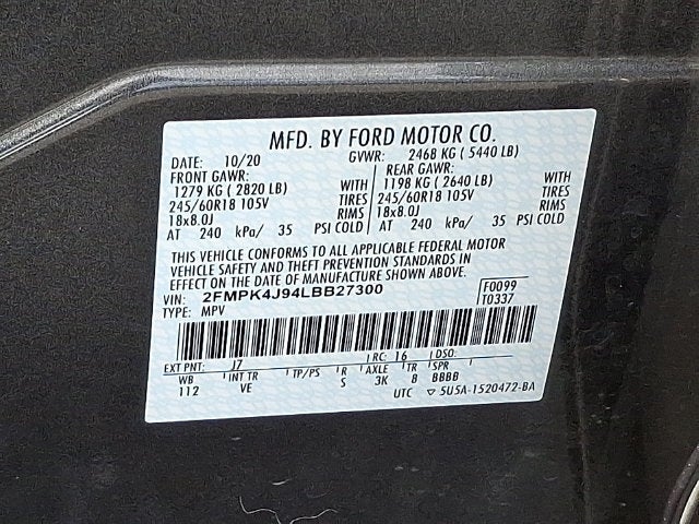 2020 Ford Edge SEL