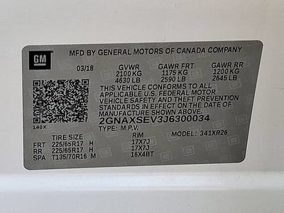 2018 Chevrolet Equinox LT