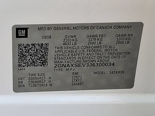 2018 Chevrolet Equinox LT