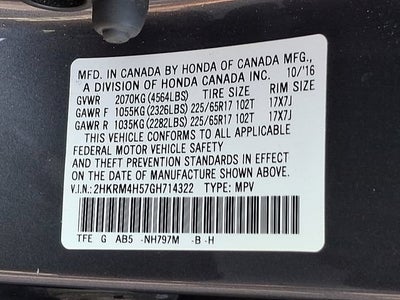 2016 Honda CR-V EX