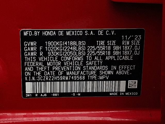 2024 Honda HR-V Sport