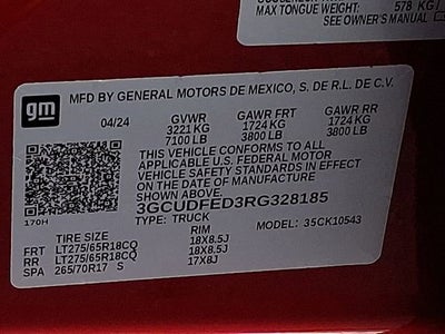 2024 Chevrolet Silverado 1500 LT Trail Boss