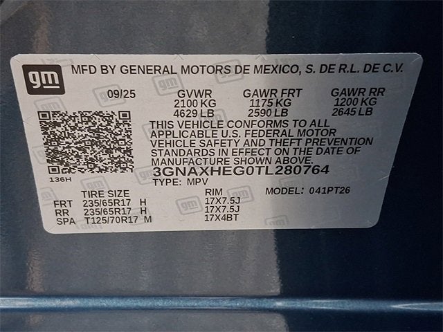 2026 Chevrolet Equinox LT