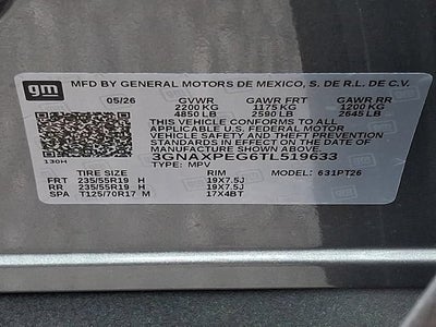 2026 Chevrolet Equinox LT