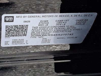 2025 Chevrolet Blazer RS