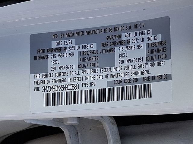 2025 Mazda Mazda CX-30 2.5 S Premium Package