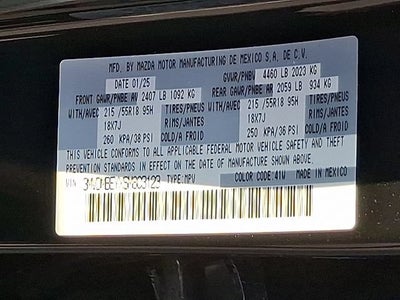 2025 Mazda Mazda CX-30 2.5 Turbo Premium Plus Package