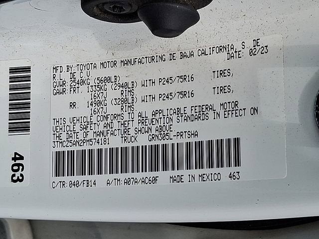 2023 Toyota Tacoma 4WD SR