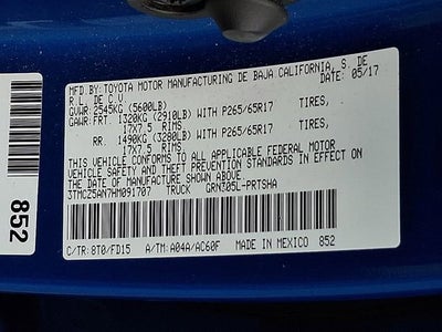 2017 Toyota Tacoma SR5