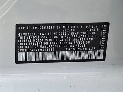 2019 Volkswagen Golf Alltrack S
