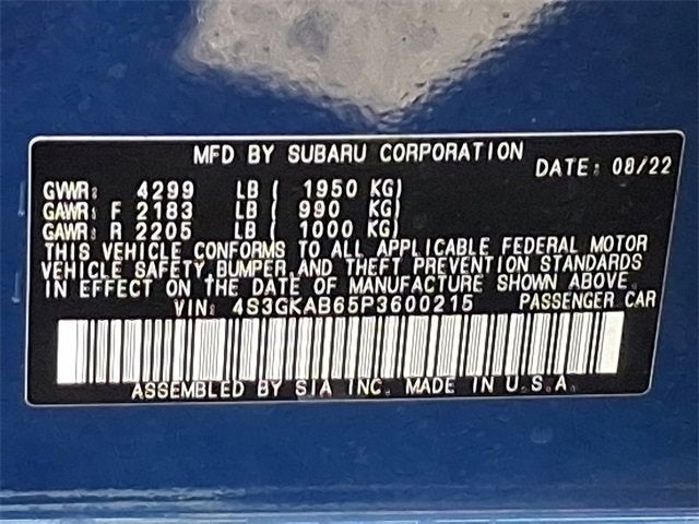 2023 Subaru Impreza Base